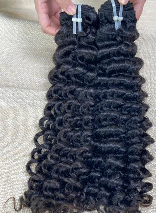 12A Raw Hair Deep Wave Hair Raw Human Hair Bundles